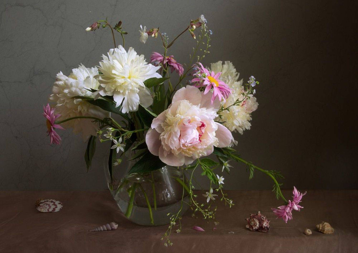 букет, пионы, Колеснева Елена