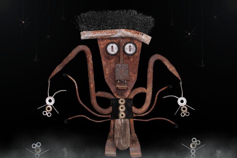 creative, креатив, онцепция, инструменты, ночной, монстр, concept, installation, instruments, tools, night, monster, babayka Бабайка... фото превью