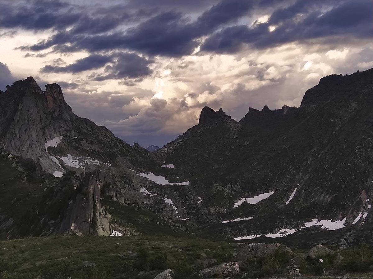 саяны горы вечер, Павел Мартюшев