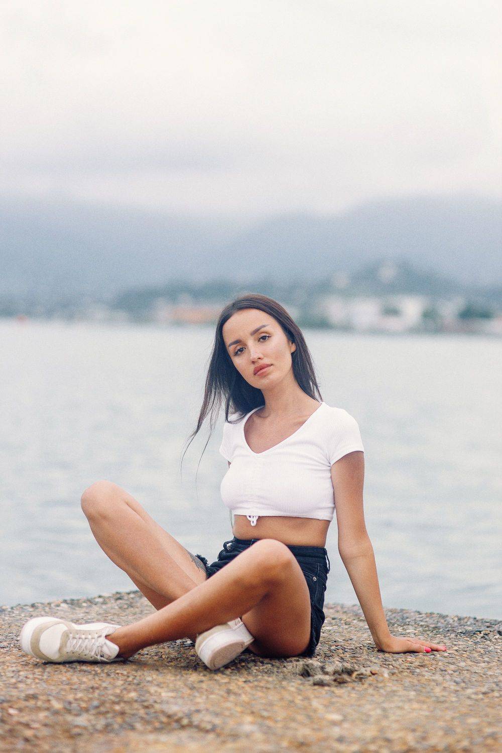 portrait, woman, sensual, model, beauty, sexy, sea, Павел Возмищев