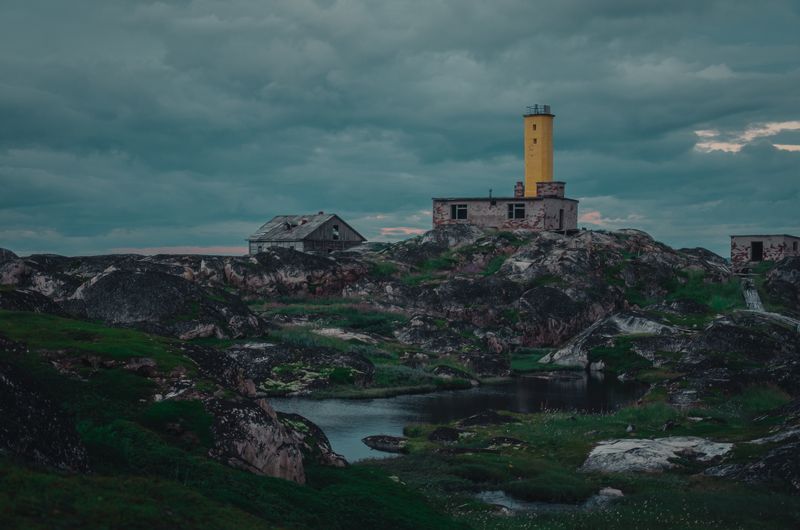 Мыс, маяк, Баренцево море, Арктика, Крайний Север Маяк фото превью