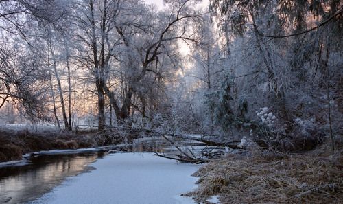 Зимние мотивы на р.Уша