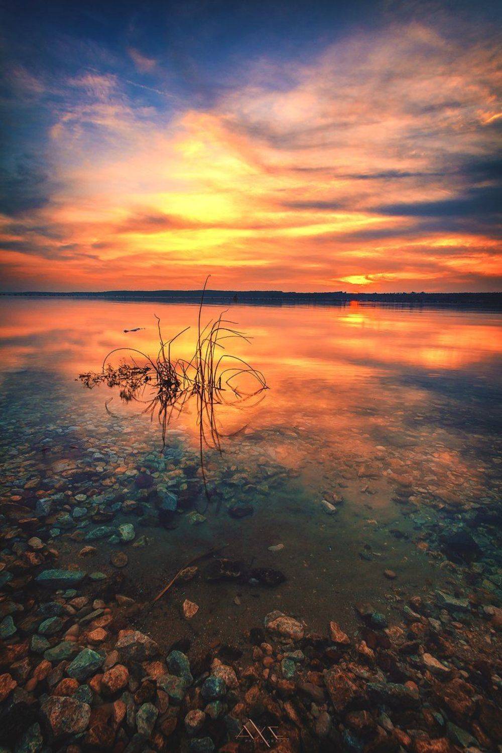 Curonian gulf, Klaipeda, Sunset, Руслан Болгов (Axe)