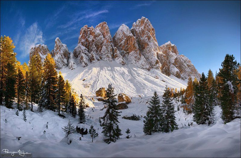 Alps, Dolomites, Geisler, Geislerspitzen, Italy, Mountains, South tyrol, Альпы, Гайслер, Горы, Доломитовые, Италия, Снег, Южный тироль Geisler Pins фото превью