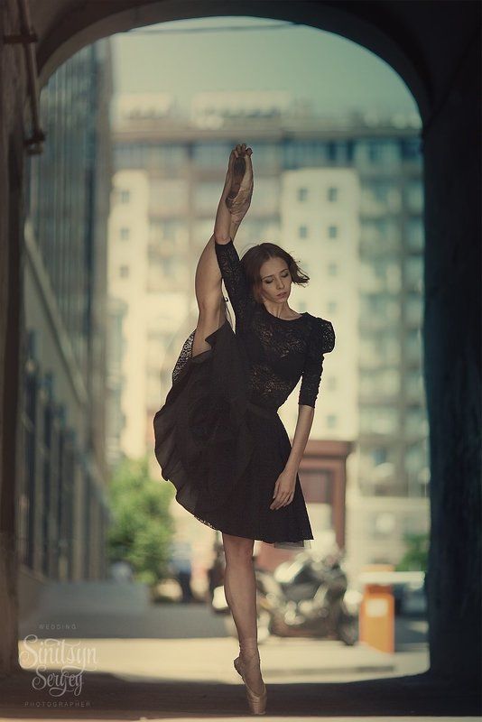 балерина в городе фото превью