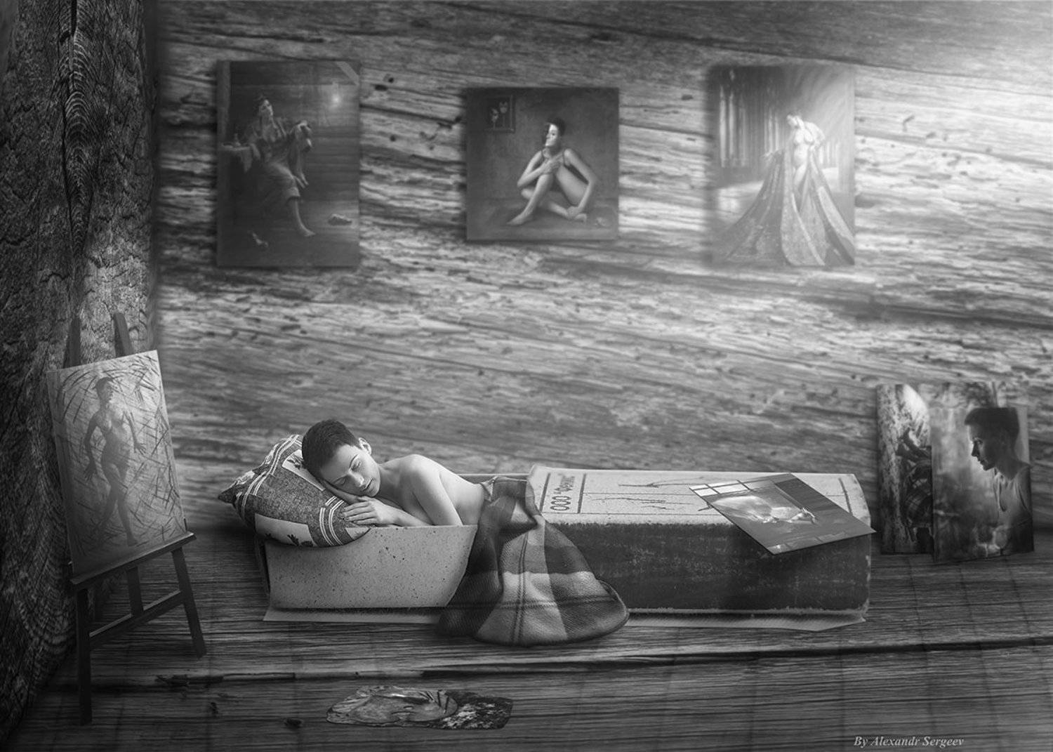 арт, Девушка, Фэнтази, Александр Сергеев