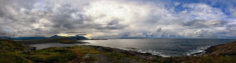 атлантическая дорога, норвегия По Атлантической дороге фото превью