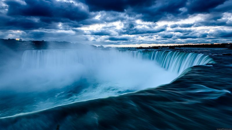 Водопад, Канада, Ниагара, Ниагарский, Онтарио, Природа, Река Водопад фото превью