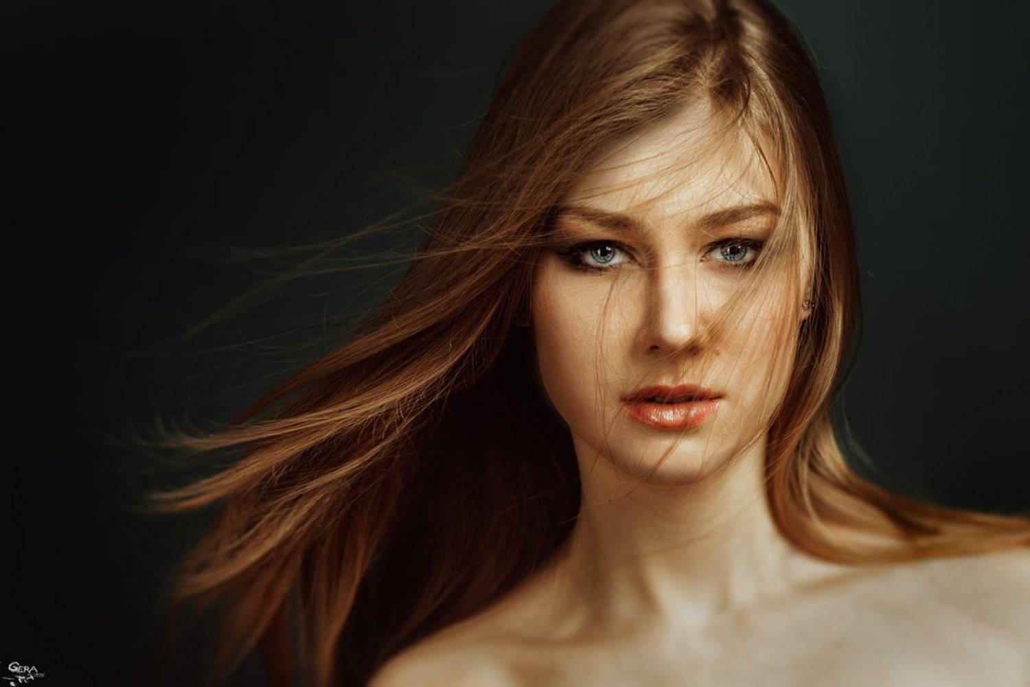 Girl, Mood, Woman, Ветер, Волосы, Девушка, Настроение, Портрет, Георгий Чернядьев
