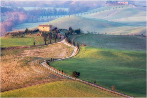 Рассвет в долине Валь д'Орча