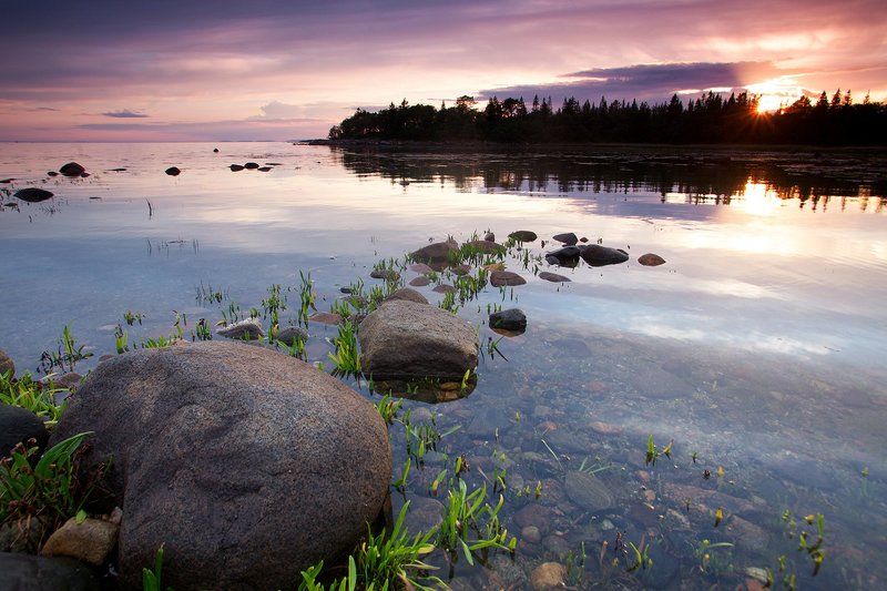 Закат над Белым морем фото превью