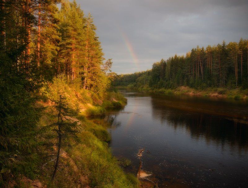 поздняя радуга... фото превью