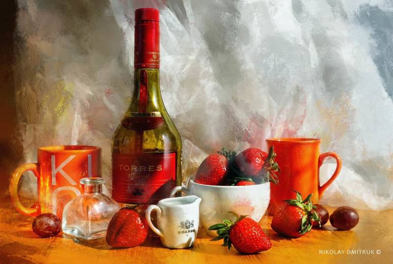 натюрморт 	 клубника. 2022. студия непрерывного света 26 фото превью