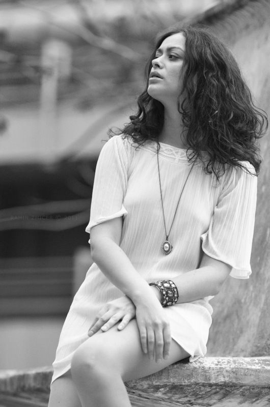 портрет, весна, девушка, чб, вднх, платье, волосы 1960-e фото превью