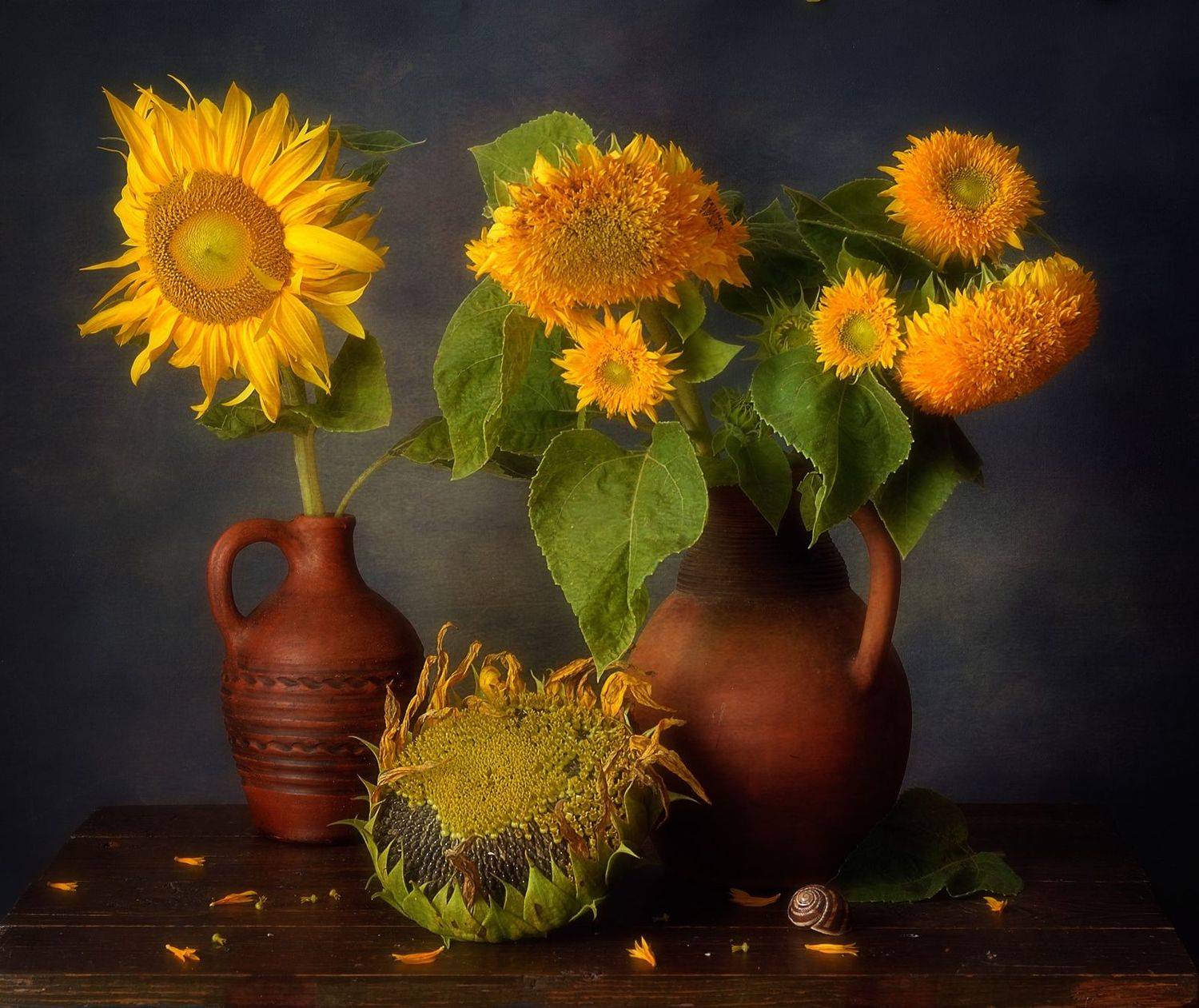 натюрморт,подсолнухи,цветы,осень, Наталия К