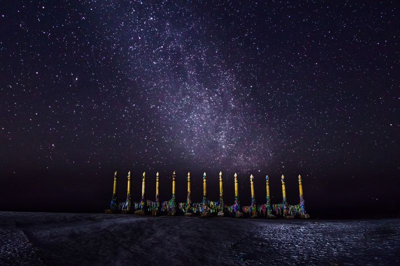 Байкал, ночь, ольхон Стражи ночи фото превью