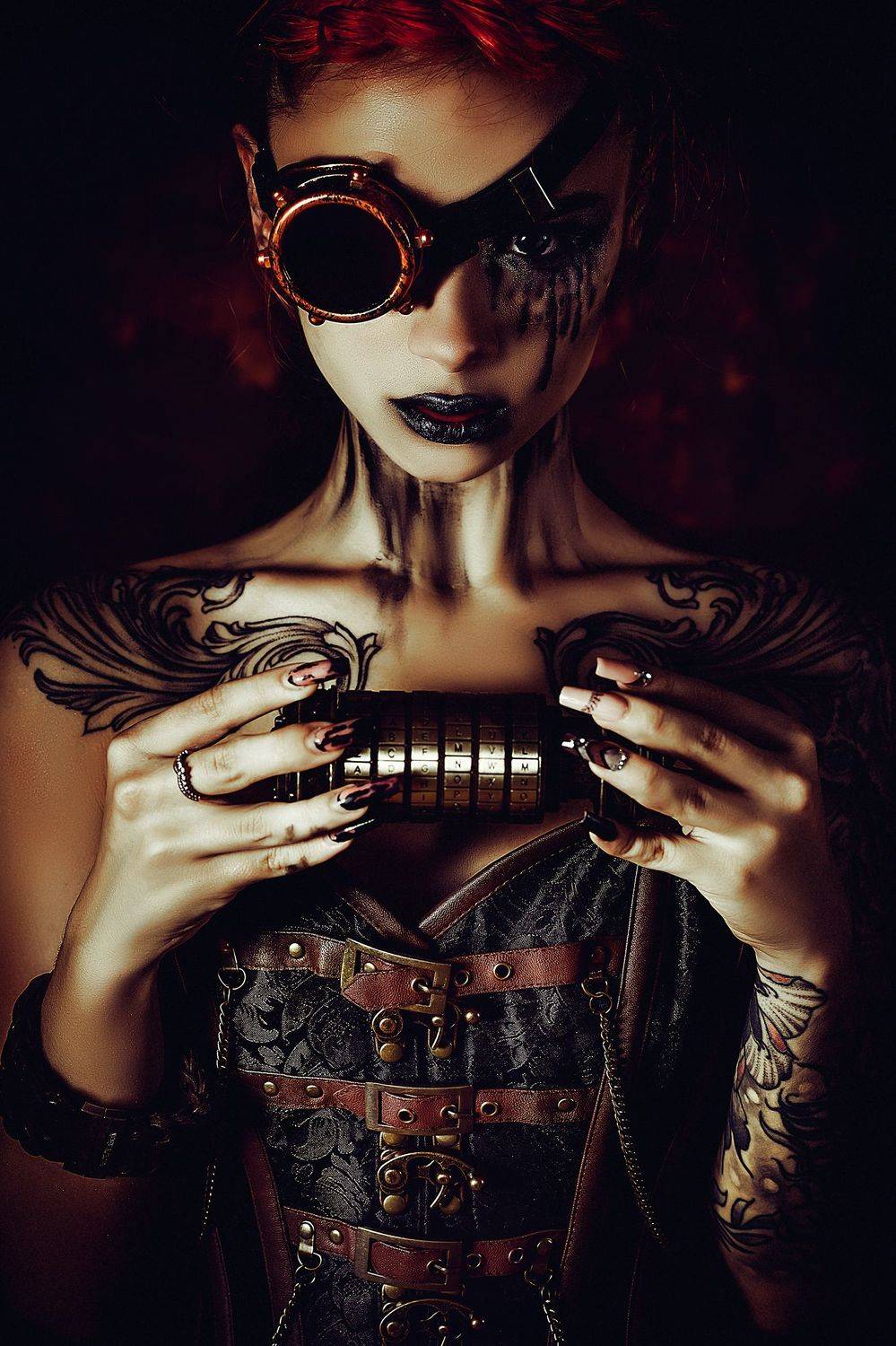 woman, portrait, conceptual, studio, Руслан Болгов (Axe)