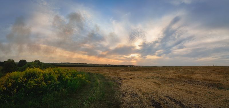 Закат в долине Осётра фото превью