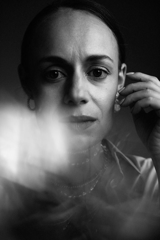 портрет, портретная фотография, женский портрет, естественный свет, студия, фотосессия, черно-белое, черно-белая фотография, чб Маргарита фото превью