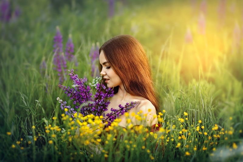 девушка, женский портрет  фото превью