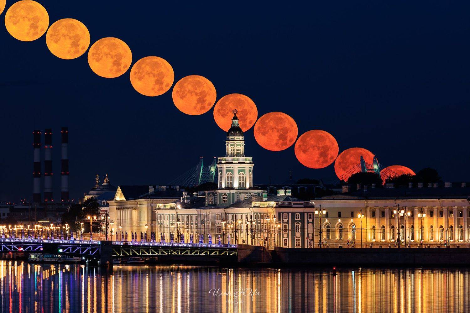 луна,полнолуние,кунсткамера,секвенция,tamron,canon,петербургмоимиглазами,planit, Илья Юфа