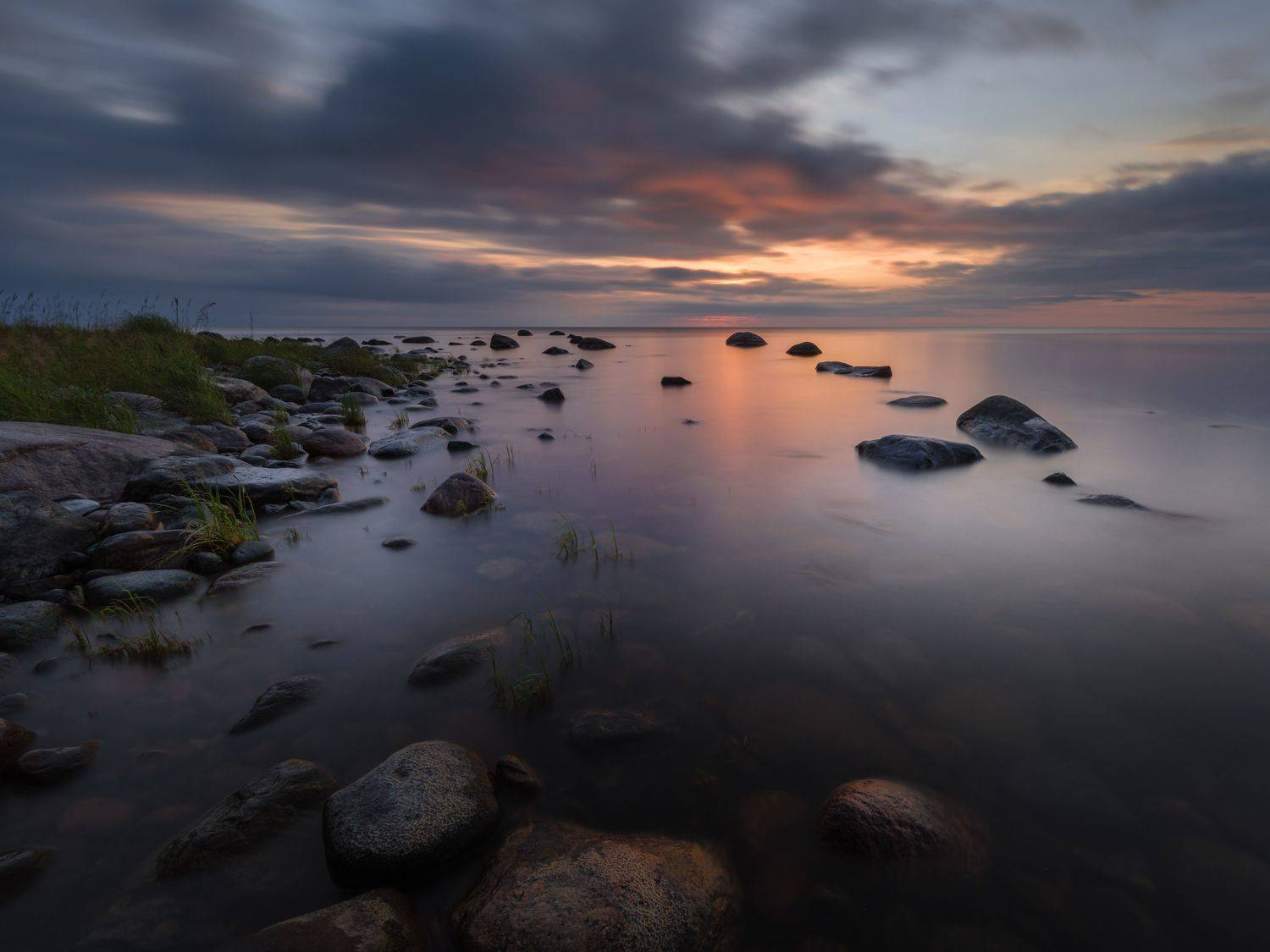ладога, рассвет, Бабурин Олег