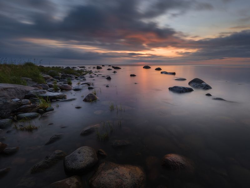 ладога, рассвет Тихое утро на Ладоге. фото превью