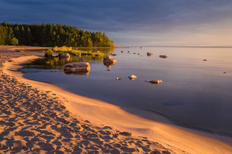 ладога, рассвет Магия света. фото превью