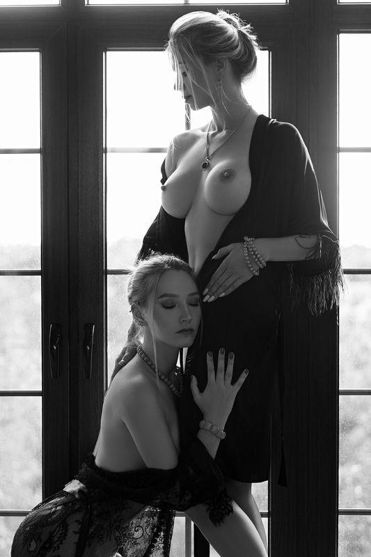 ню,model,nude,девушки,b&w,обнажённыя,ню,ч/б  фото превью