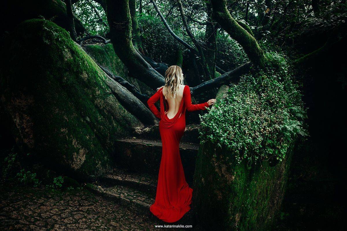 red, dream, lady, green, contrast, woman, passion, sexy, hot, Катерина Клио