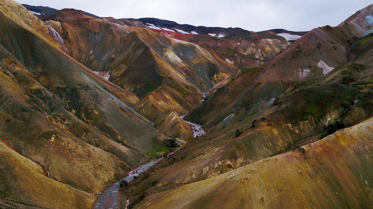 аэрофотосъёмка,пейзаж,река,landmannalaugar,j&ouml;kulgil,iceland, Ruslan Stepanov