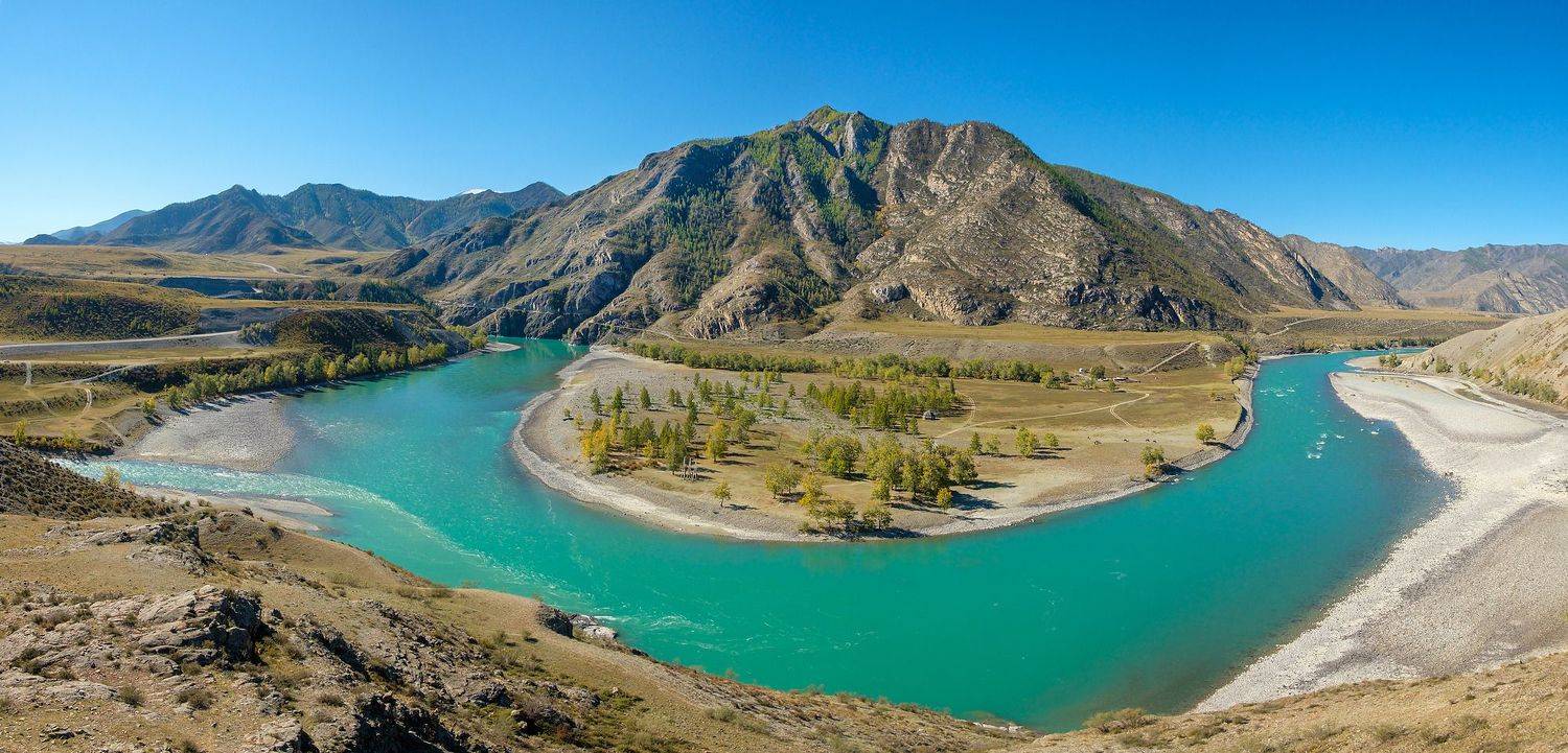 пейзаж, горы, река, осень, Горный Алтай , Александр Потапов