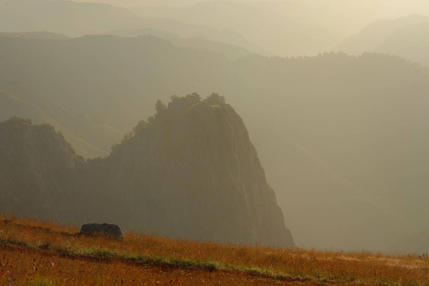 горы лето рассвет, Александр Жарников