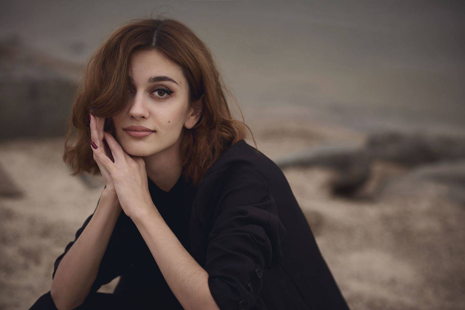 portrait, girl, model, eyes, hair, lips, face, beauty, facial, make-up, photographer, russia, nikon, Анна Дегтярёва