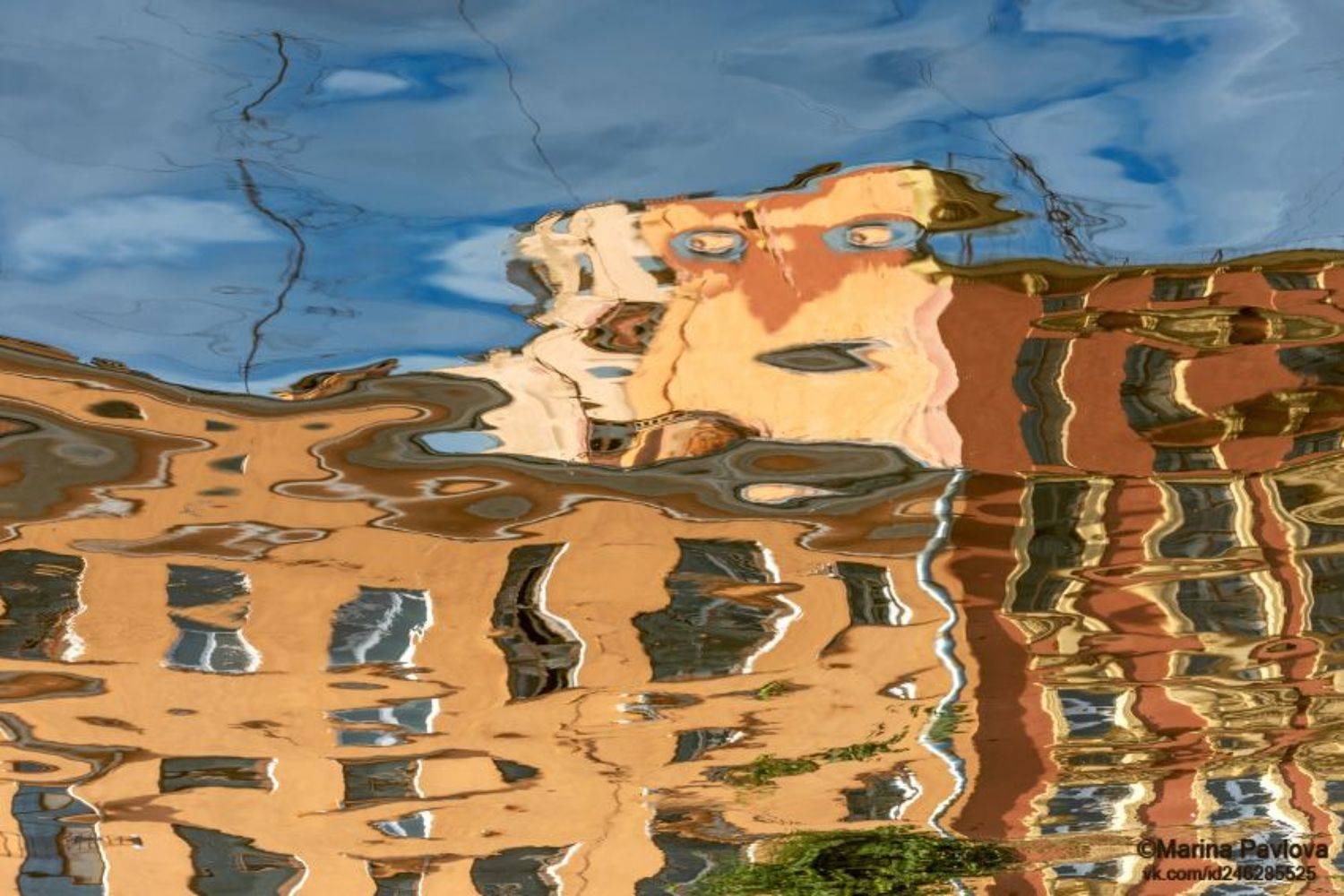 абстракция, акваабстракция, акваграфика, отражение на воде, отражения, петербургские акварели, парейдолия, мистический петербург, nikon, Павлова Марина