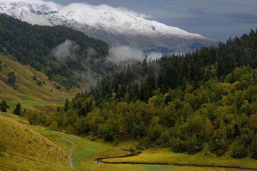 Утро в Архызе