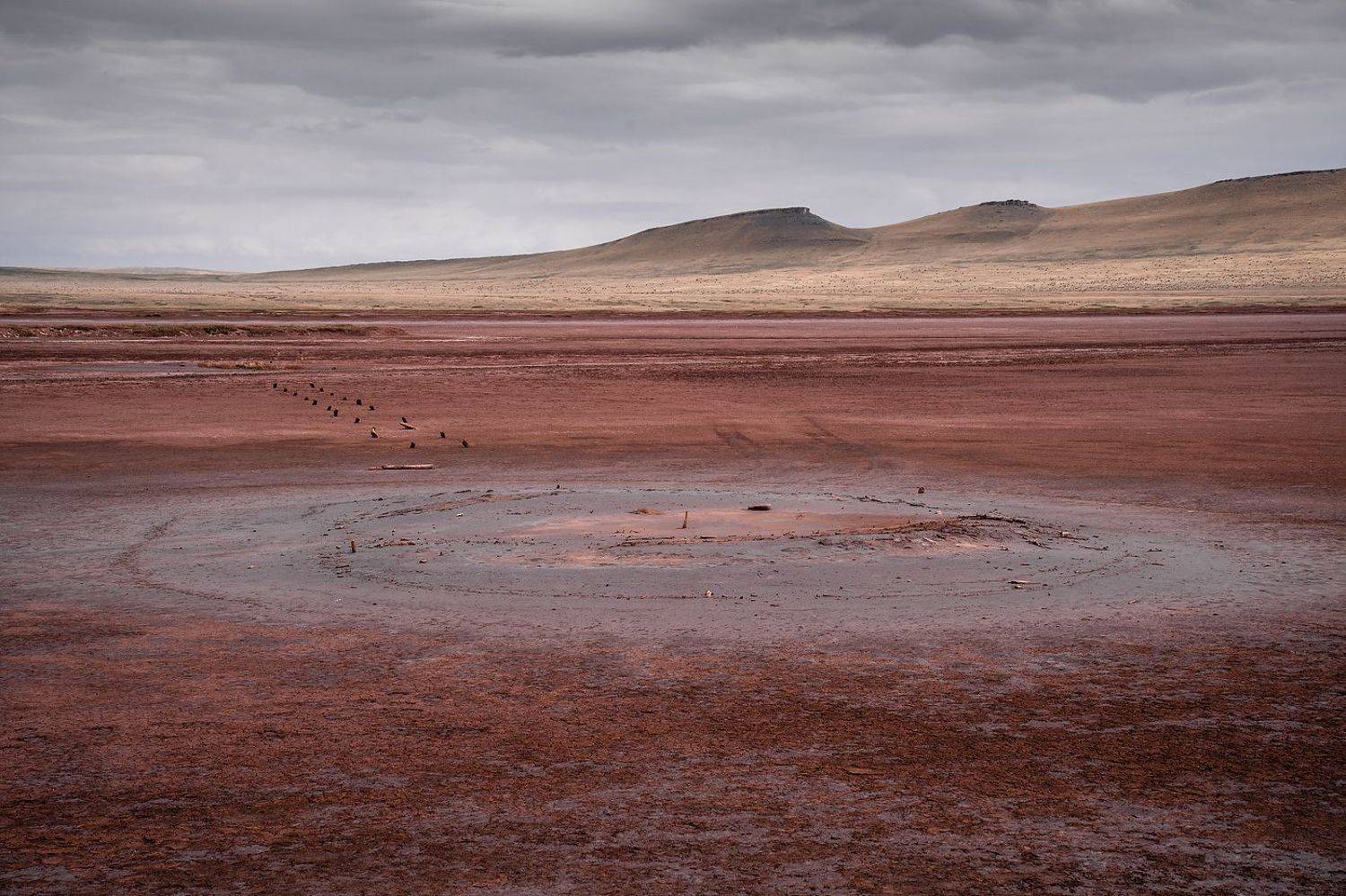 Хакасия, озеро, красный, соленое, лето, Абакан, степь, природа, красивый, Александр Нерозя