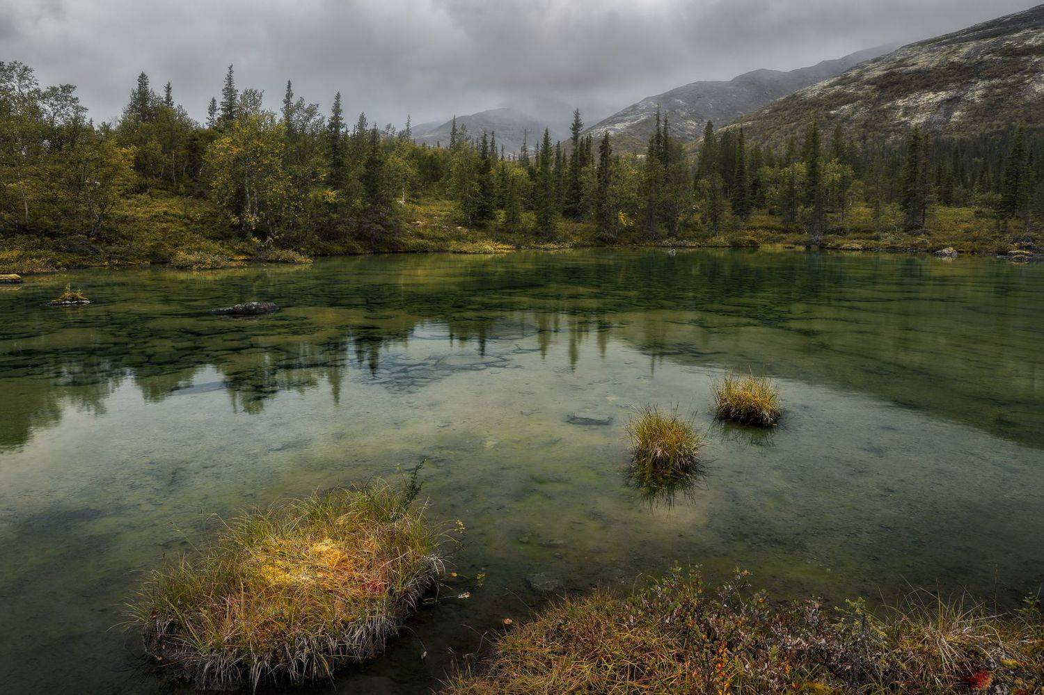 полигональные озера, хибины, горы, Андрей