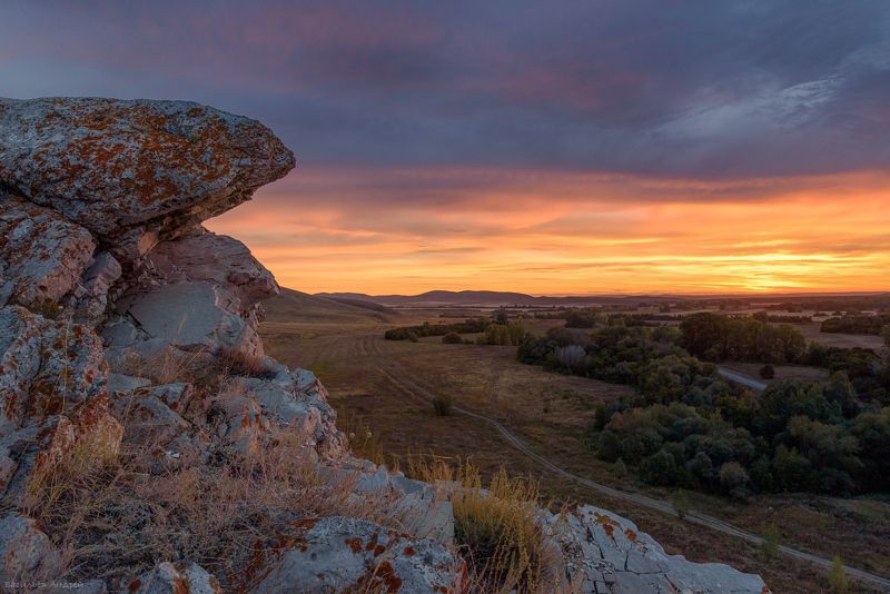 утро, оренбургская область, природа, нос-гора, карамурун-тау Рассвет фото превью