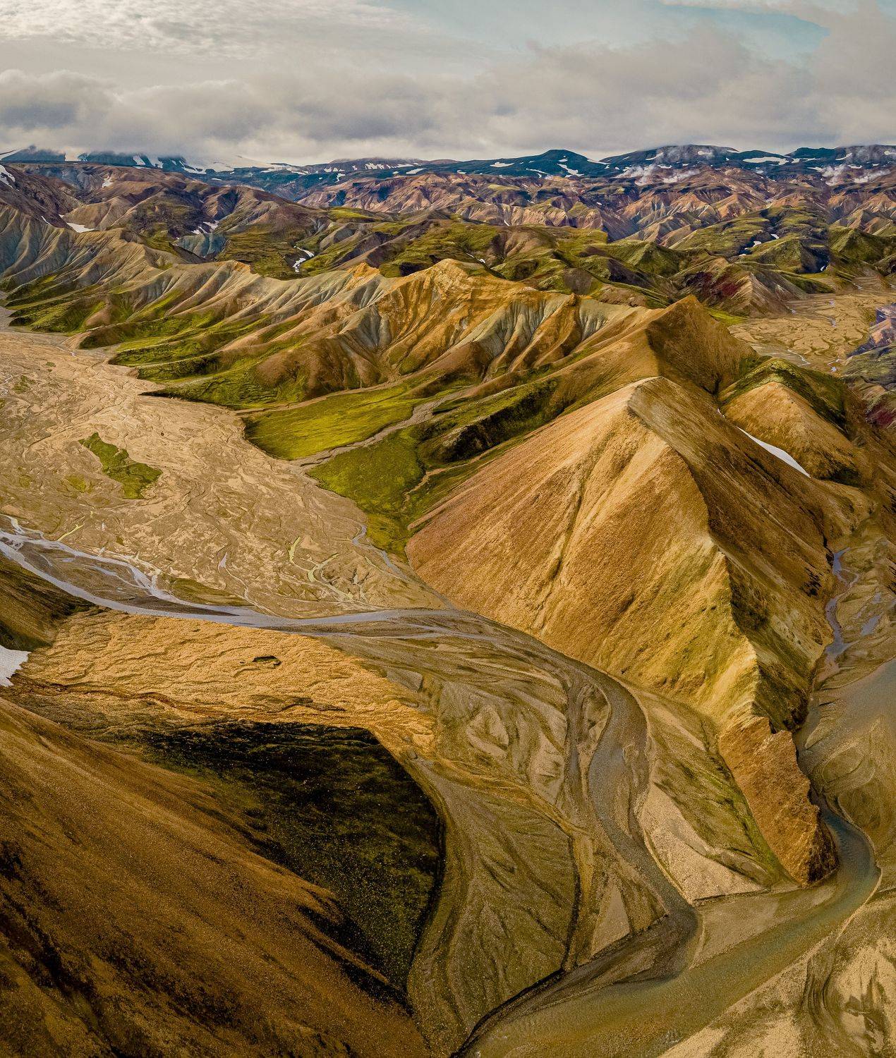 аэрофотосъёмка,пейзаж,река,landmannalaugar, Ruslan Stepanov