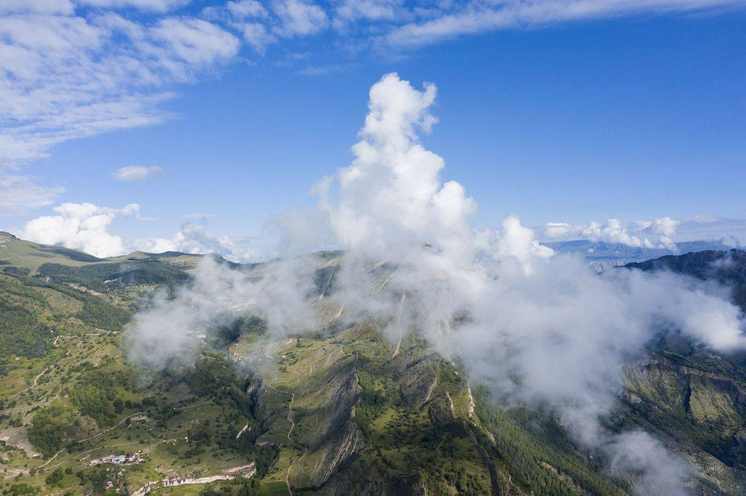 Кавказ, Дагестан, Гуниб, облако, Борис Резванцев