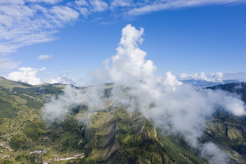 Кавказ, Дагестан, Гуниб, облако Гуниб фото превью