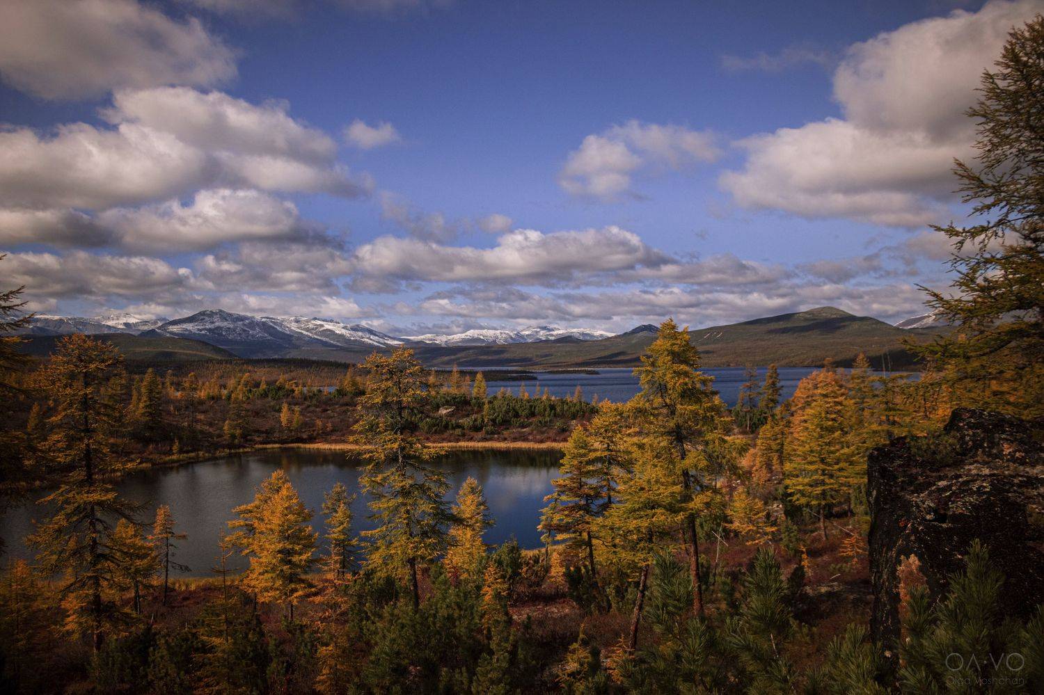 пейзаж, осень, озеро, озеро джека лондона, природа, горы, лес, россия, природа россии, nature, landscape, lake, russia, autumn, Вощан Ольга