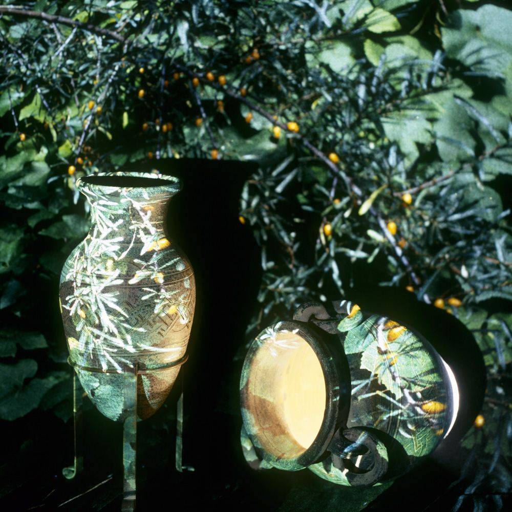 вазы, ветки облепихи, натюрморт, Бекетова Ольга