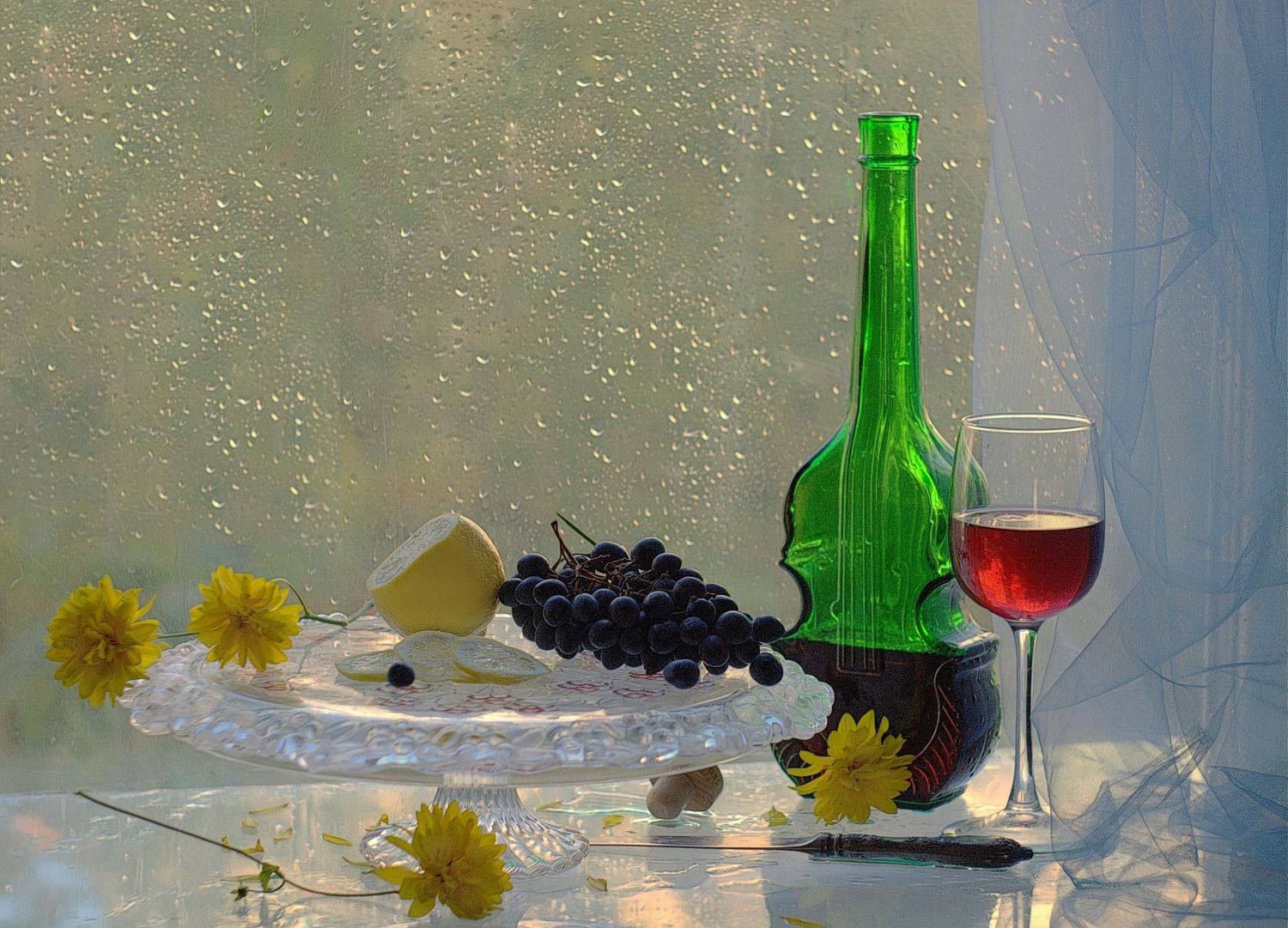 фрукты, стекло, бутылка, Хохлова Наталья