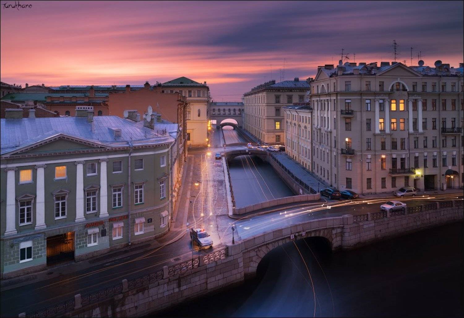 2012, Весна, Закат, Зимняя канавка, Мойка, Санкт-петербург, Эрмитаж, Иван Турухано