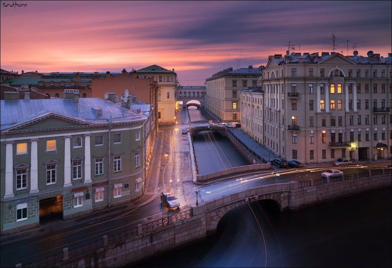 2012, Весна, Закат, Зимняя канавка, Мойка, Санкт-петербург, Эрмитаж Зимняя Канавка фото превью