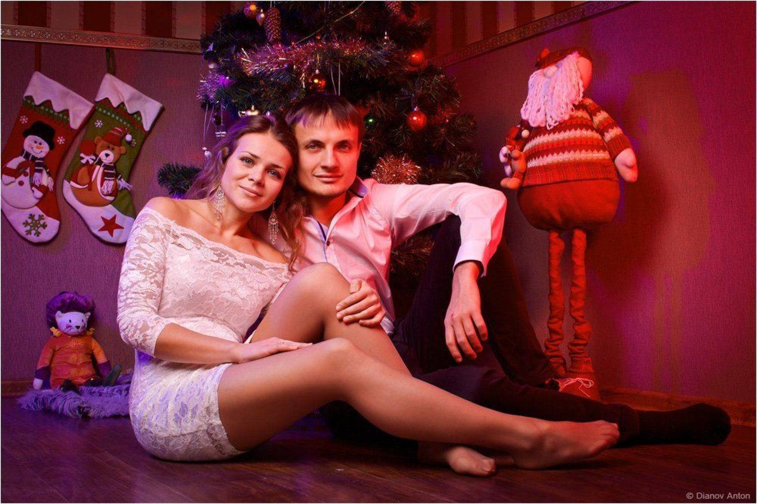 Елка, Новогодний, Новый год, Портрет, Рождество, Семейный, Студия, Дианов Антон