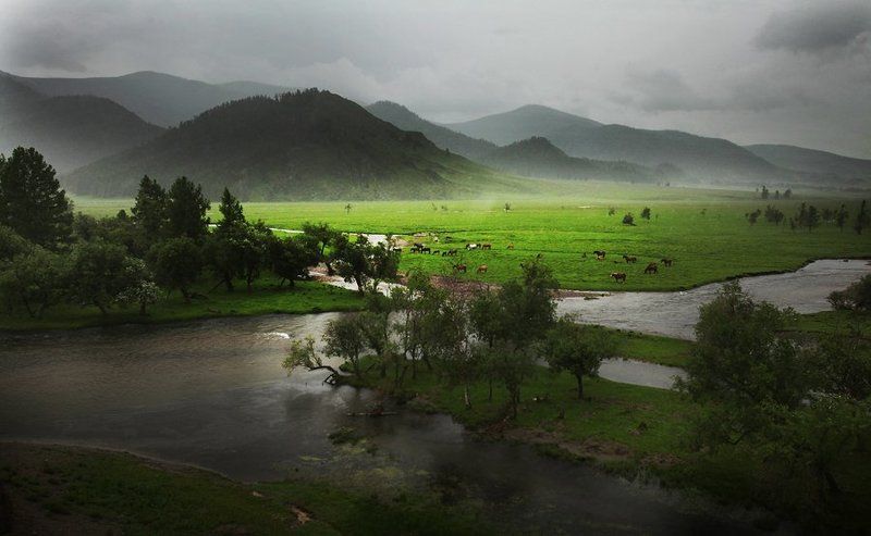 Долина реки Урсул. Алтай. фото превью