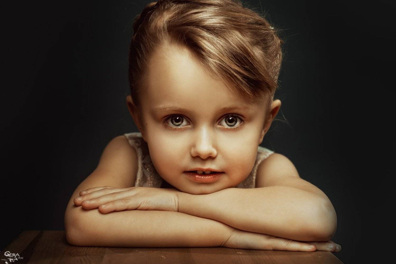 Глаза, Портрет, Ребёнок, Георгий Чернядьев